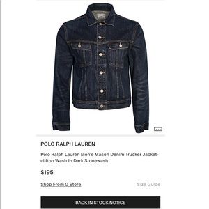 Men's Denim Jacket POLO RALPH LAUREN